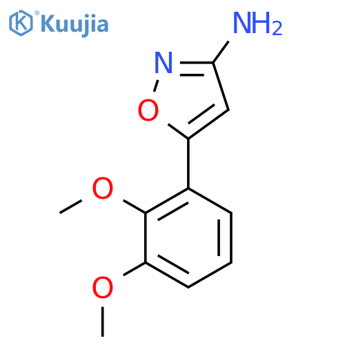5-(2,3-dimethoxyphenyl)-1,2-oxazol-3-amine structure