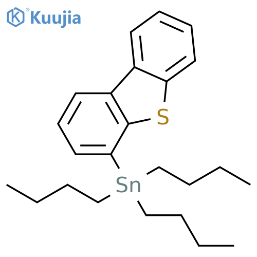 Stannane, tributyl-4-dibenzothienyl- structure