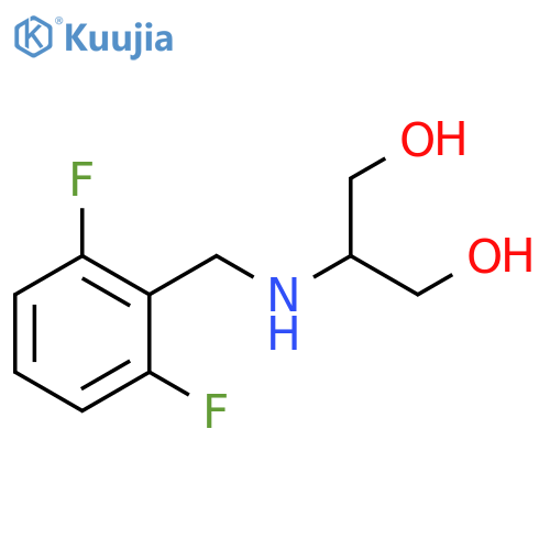 2-{(2,6-difluorophenyl)methylamino}propane-1,3-diol structure
