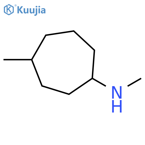 N,4-dimethylcycloheptan-1-amine structure