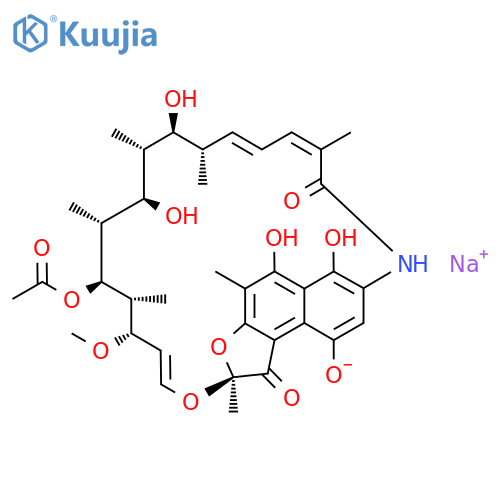 Rifamycin sodium structure