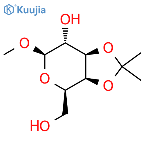 beta-D-Galactopyranoside, methyl 3,4-O-(1-methylethylidene)- structure