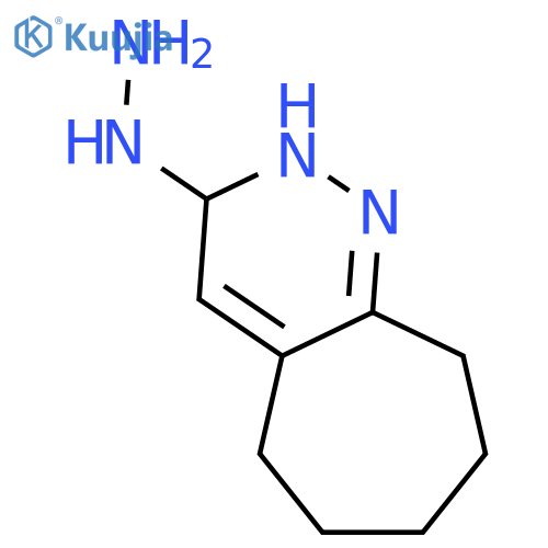 2H-Cyclohepta[c]pyridazine,3-hydrazinyl-3,5,6,7,8,9-hexahydro- structure