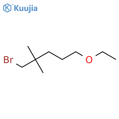 Pentane, 4-(bromomethyl)-1-ethoxy-4-methyl- structure