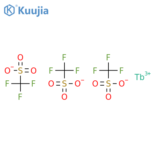 Terbium(III) trifluoromethanesulfonate structure
