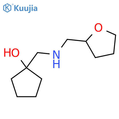 1-({[(Oxolan-2-yl)methyl]amino}methyl)cyclopentan-1-ol structure