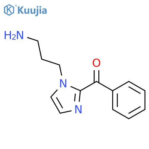 Methanone, [1-(3-aminopropyl)-1H-imidazol-2-yl]phenyl- structure