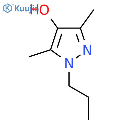 3,5-Dimethyl-1-propyl-1h-pyrazol-4-ol structure