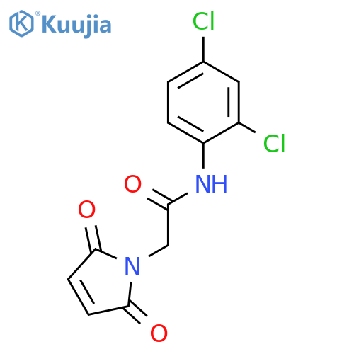 1H-Pyrrole-1-acetamide, N-(2,4-dichlorophenyl)-2,5-dihydro-2,5-dioxo- structure
