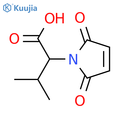 2-(2,5-dioxo-2,5-dihydro-1H-pyrrol-1-yl)-3-methylbutanoic acid structure