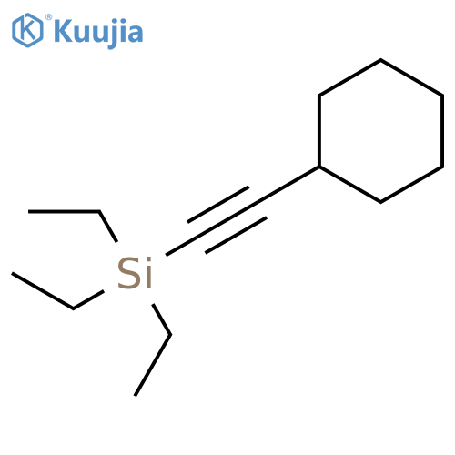Silane, (cyclohexylethynyl)triethyl- structure