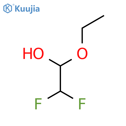 1-Ethoxy-2,2-difluoroethanol structure