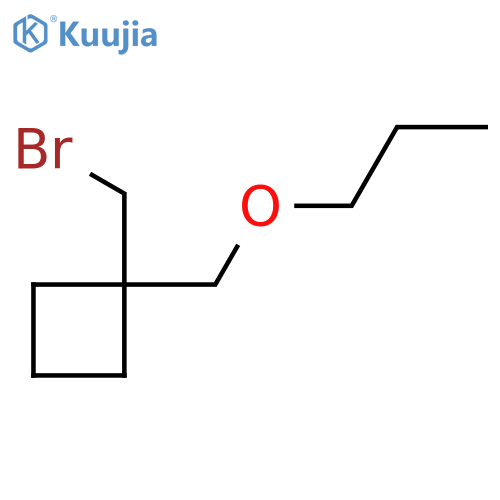 Cyclobutane, 1-(bromomethyl)-1-(propoxymethyl)- structure