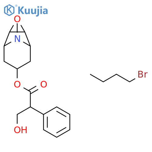 Scopolamine butylbromide structure