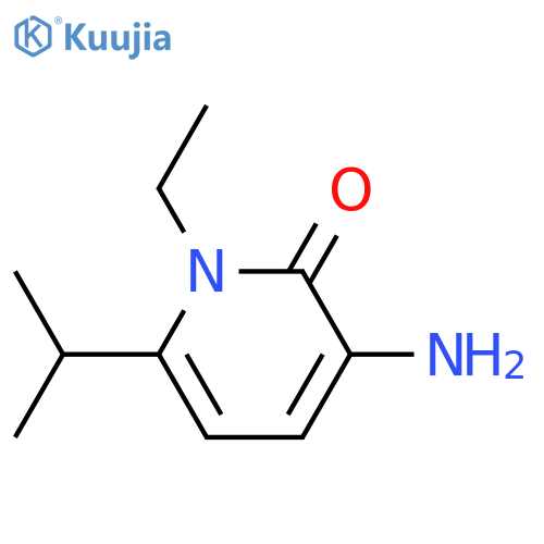 3-Amino-1-ethyl-6-(propan-2-yl)-1,2-dihydropyridin-2-one structure