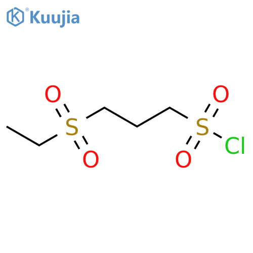 3-(ethanesulfonyl)propane-1-sulfonyl chloride structure