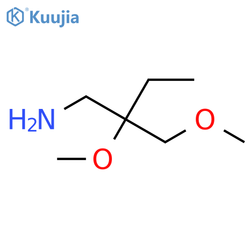 2-(Aminomethyl)-1,2-dimethoxybutane structure
