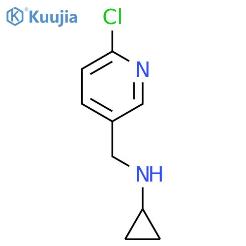 (6-CHLORO-PYRIDIN-3-YLMETHYL)-CYCLOPROPYL-AMINE structure