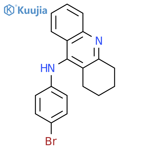 9-Acridinamine, N-(4-bromophenyl)-1,2,3,4-tetrahydro- structure
