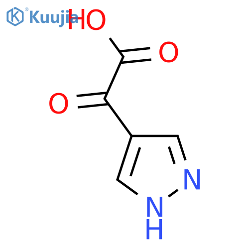 2-oxo-2-(1H-pyrazol-4-yl)acetic acid structure