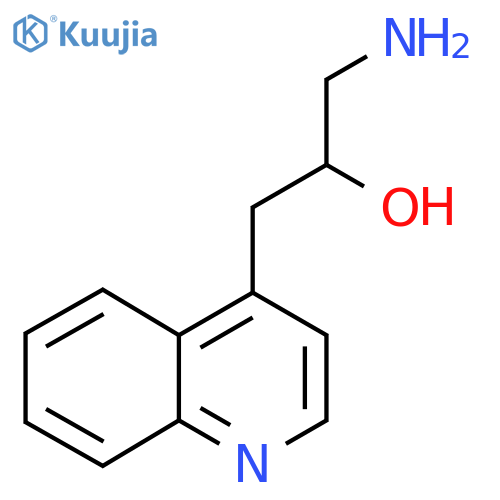 1-Amino-3-(quinolin-4-yl)propan-2-ol structure