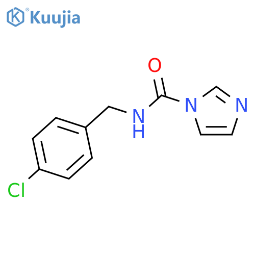 N-(4-chlorophenyl)methyl-1H-imidazole-1-carboxamide structure