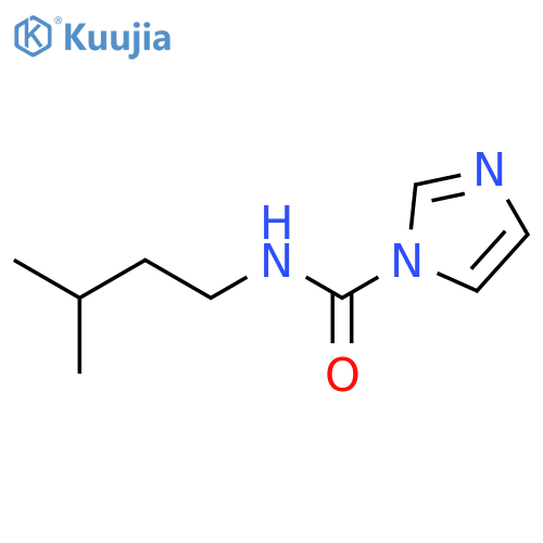 N-(3-methylbutyl)-1H-imidazole-1-carboxamide structure