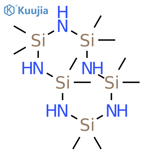 Cyclopentasilazane, 2,2,4,4,6,6,8,8,10,10-decamethyl- structure