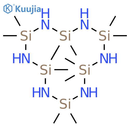 Cyclohexasilazane, 2,2,4,4,6,6,8,8,10,10,12,12-dodecamethyl- structure