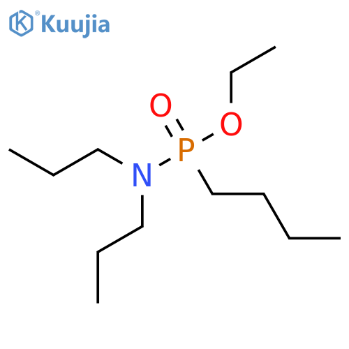 Phosphonamidic acid, P-butyl-N,N-dipropyl-, ethyl ester structure