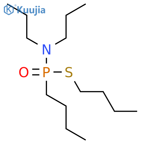 PHOSPHONAMIDOTHIOIC ACID, P-BUTYL-N,N-DIPROPYL-, S-BUTYL ESTER structure