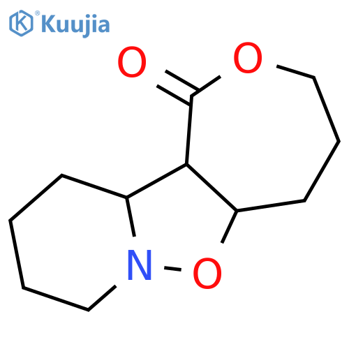 1H-Oxepino[3',4':4,5]isoxazolo[2,3-a]pyridin-1-one, decahydro- structure