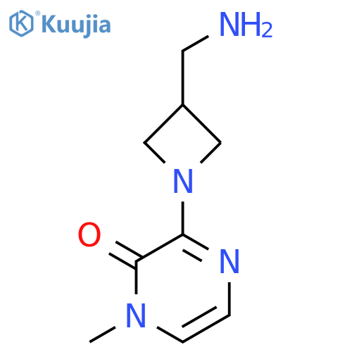 3-(3-(Aminomethyl)azetidin-1-yl)-1-methylpyrazin-2(1H)-one structure