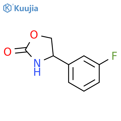 4-(3-fluorophenyl)-1,3-oxazolidin-2-one structure