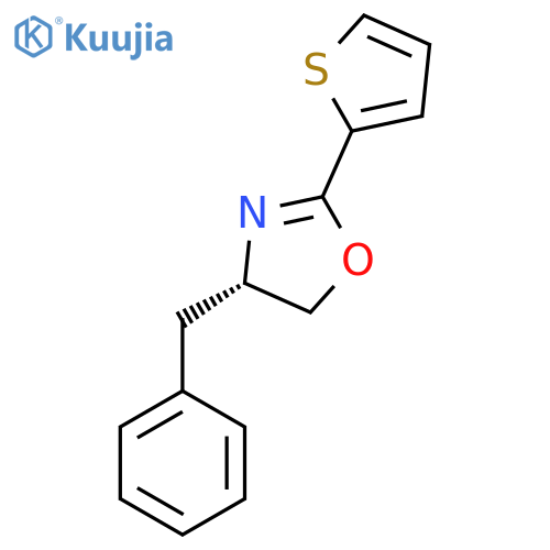 (4S)-4,5-Dihydro-4-benzyl-2-(2-thienyl)oxazole structure