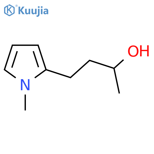 4-(1-methyl-1H-pyrrol-2-yl)butan-2-ol structure