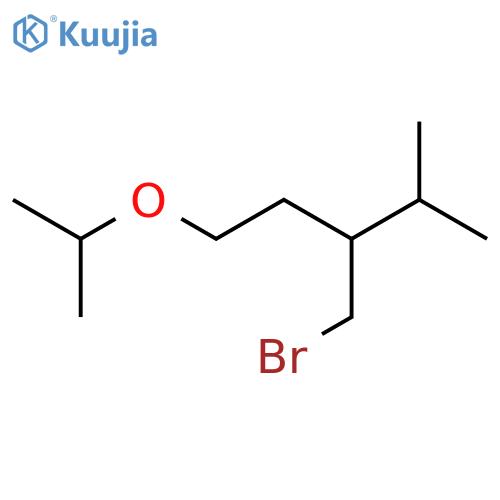 3-(Bromomethyl)-4-methyl-1-propan-2-yloxypentane structure