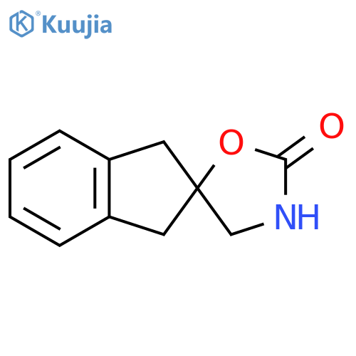 1,3-dihydrospiro[indene-2,5'-oxazolidin]-2'-one structure
