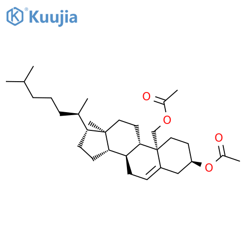 Cholest-5-ene-3,19-diol, diacetate, (3a)- structure