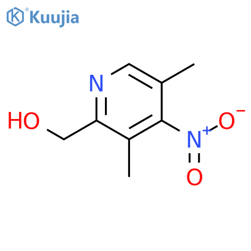 3,5-Dimethyl-2-hydroxymethyl-4-nitropyridine structure