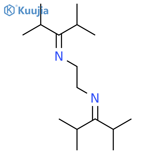 1,2-Ethanediamine,N1,N2-bis[2-methyl-1-(1-methylethyl)propylidene]- structure