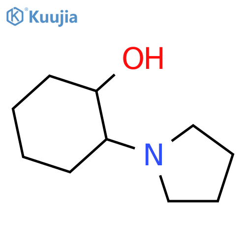trans-2-(pyrrolidin-1-yl)cyclohexanol structure
