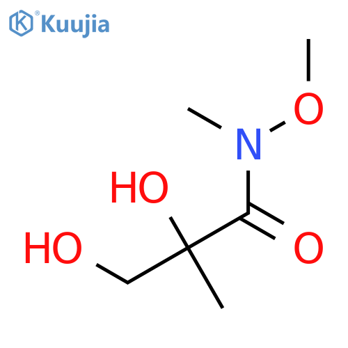 (2S)-2,3-Dihydroxy-N-methoxy-2,N-dimethyl-propionamide structure