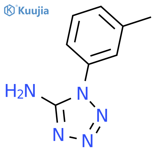 1H-Tetrazol-5-amine, 1-(3-methylphenyl)- structure