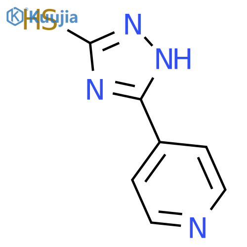 5-(4-PYRIDYL)-1H-1,2,4-TRIAZOLE-3-THIOL structure