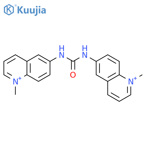 Quinolinium,6,6'-(carbonyldiimino)bis[1-methyl- (9CI) structure