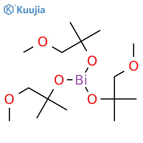 Tris(1-methoxy-2-methyl-2-propoxy)bismuth structure