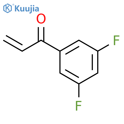1-(3,5-difluorophenyl)prop-2-en-1-one structure