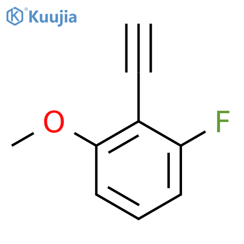 2-Ethynyl-1-fluoro-3-methoxybenzene structure