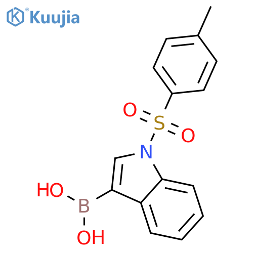 N-(P-Toluenesulfonyl)indole-3-boronic acid structure